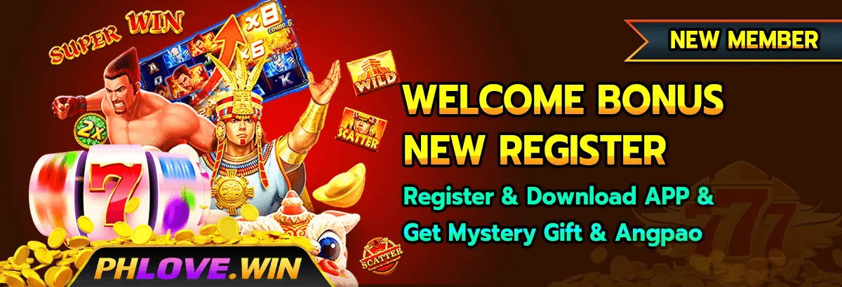 PHLOVE welcome bonus for newly signed up players — angpao and mystery bonus