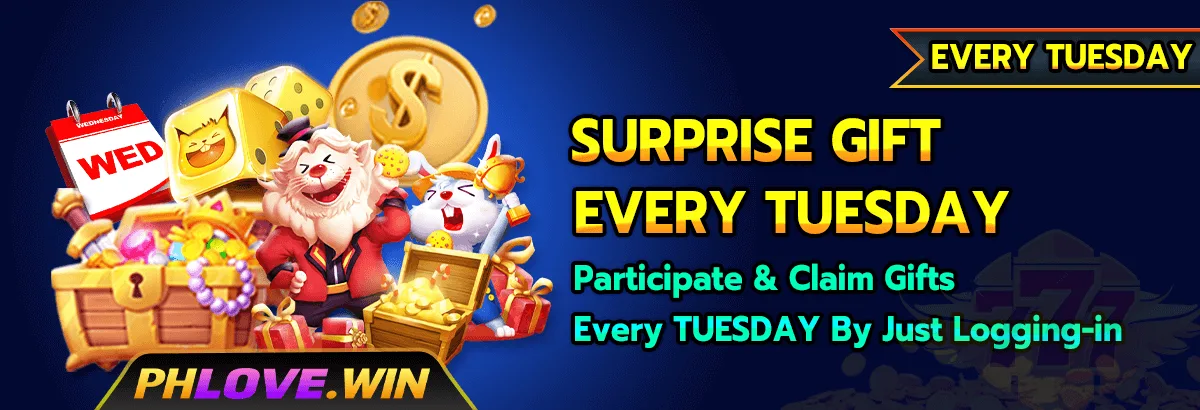 PHLOVE surprise gift every Tuesday — mystery bonus up to ₱388,888