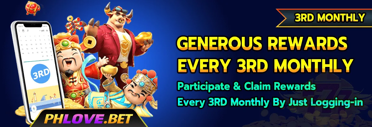 PHLOVE generous rewards every 3rd of the month